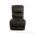 High quality Solid Wood Leather Recliner Corner Sofa